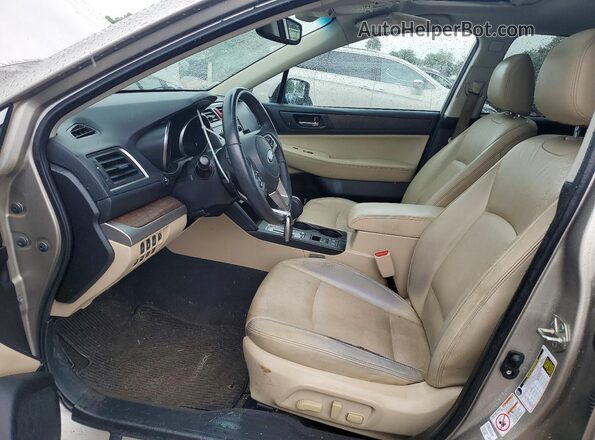 4S4BSANC0G3349952 2016 SUBARU OUTBACK Tan Front interior view