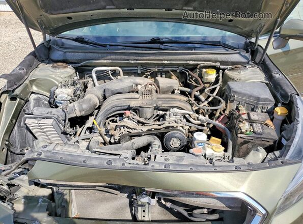 4S4BSANC0K3200868 2019 SUBARU OUTBACK Green Widok komory silnika