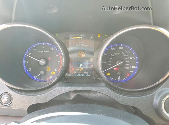 4S4BSANC0K3200868 2019 SUBARU OUTBACK Green Widok zestawu wskaźników