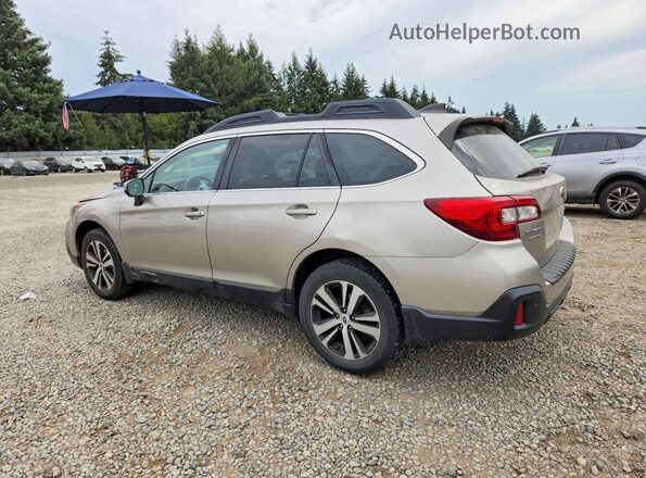 4S4BSANC1K3277698 2019 SUBARU OUTBACK Beige Trasero izquierdo