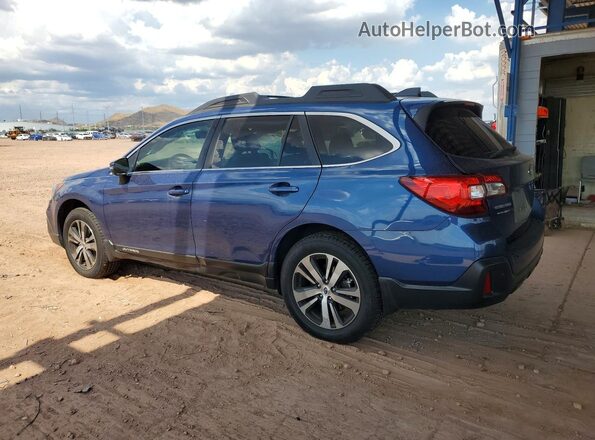 4S4BSANC2K3386638 2019 SUBARU OUTBACK Blue Rear left