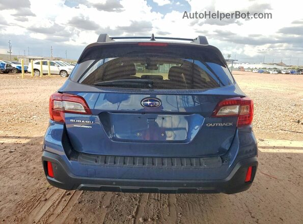 4S4BSANC2K3386638 2019 SUBARU OUTBACK Blue Rear view