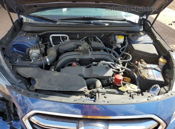 4S4BSANC2K3386638 2019 SUBARU OUTBACK Blue Engine compartment view