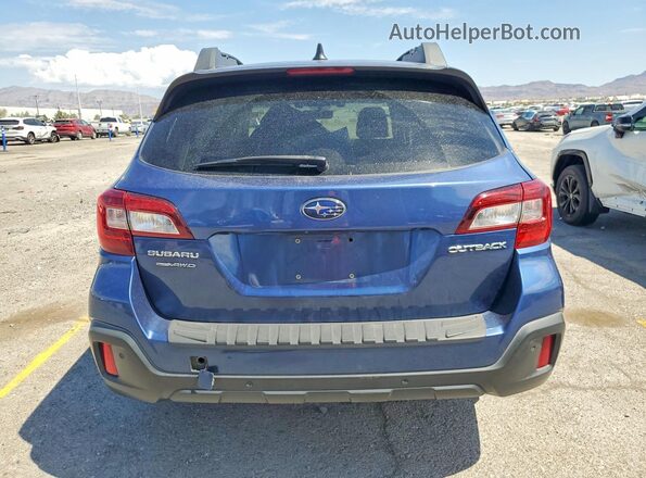 4S4BSANC3K3205370 2019 SUBARU OUTBACK Blue უკანა ხედი