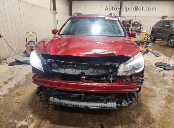 4S4BSANC4H3211378 2017 SUBARU OUTBACK Red Вид спереду