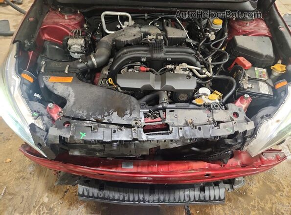 4S4BSANC4H3211378 2017 SUBARU OUTBACK Red Вид задньої частини салону