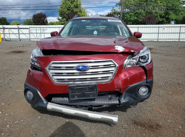4S4BSANC4H3306636 2017 SUBARU OUTBACK Red Widok z przodu