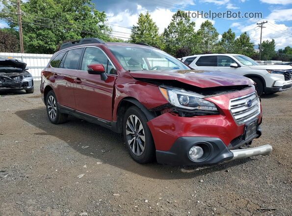 4S4BSANC4H3306636 2017 SUBARU OUTBACK Red Przód prawy