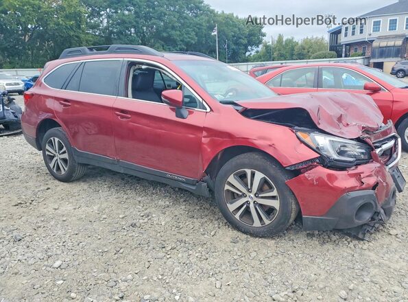 4S4BSANC4K3256182 2019 SUBARU OUTBACK Red Առջևի աջ