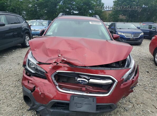4S4BSANC4K3256182 2019 SUBARU OUTBACK Red Դիմացի տեսք