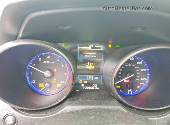 4S4BSANC5K3291149 2019 SUBARU OUTBACK Silver Սարքավորումների վահանակի տեսք