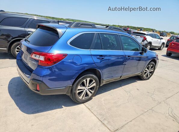 4S4BSANC5K3365380 2019 SUBARU OUTBACK Blue Задня права чверть