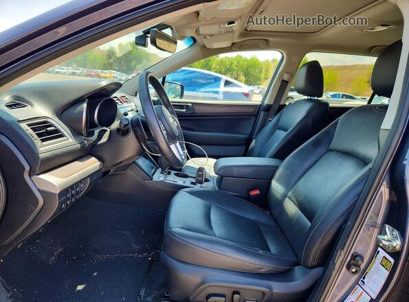 4S4BSANC6H3221362 2017 SUBARU OUTBACK Charcoal Front interior view