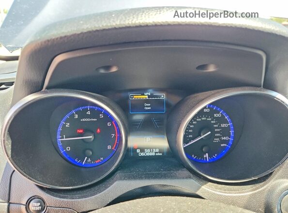 4S4BSANC6H3221362 2017 SUBARU OUTBACK Charcoal Instrument cluster view
