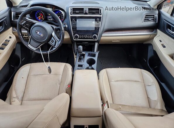 4S4BSANC6K3250559 2019 SUBARU OUTBACK Black წინა პანელის ხედი