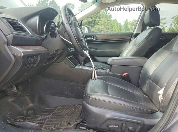 4S4BSANC8G3318531 2016 SUBARU OUTBACK Gray წინა სალონის ხედი