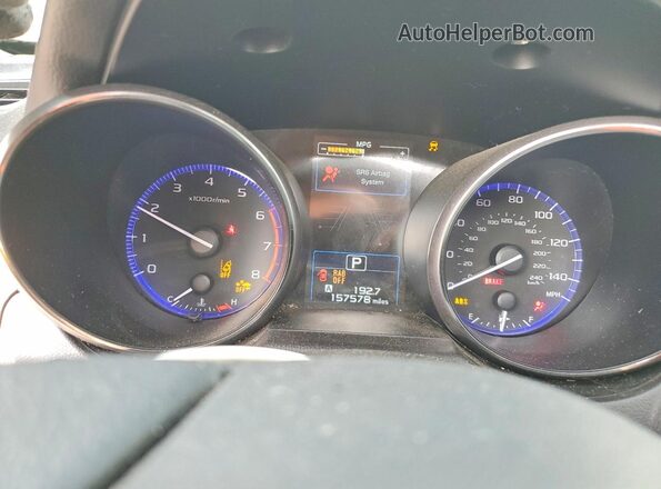 4S4BSANC8H3358285 2017 SUBARU OUTBACK White Instrument cluster view