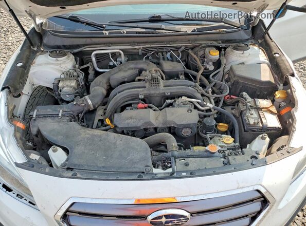 4S4BSANC8H3358285 2017 SUBARU OUTBACK White Engine compartment view