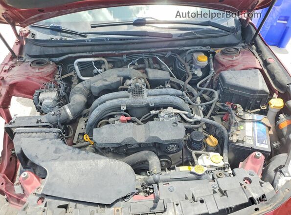 4S4BSANC9H3206838 2017 SUBARU OUTBACK Burgundy ძრავის განყოფილების ხედი