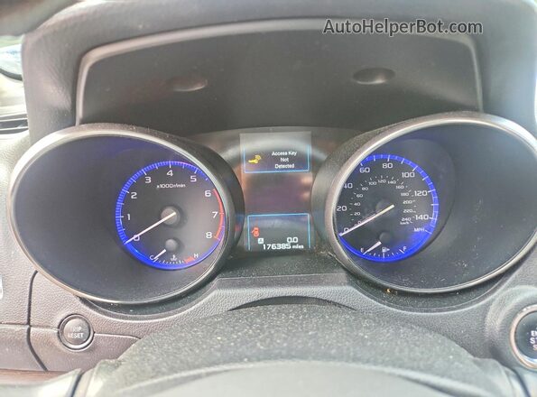 4S4BSATC3H3300491 2017 SUBARU OUTBACK Black Вид щитка приладів