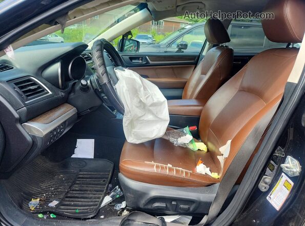 4S4BSATC3H3300491 2017 SUBARU OUTBACK Black Вид салону спереду