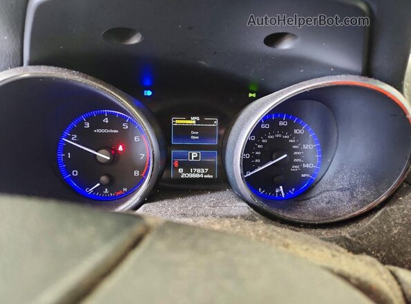 4S4BSBJC2G3284145 2016 SUBARU OUTBACK Серебряный Вид щитка приборов