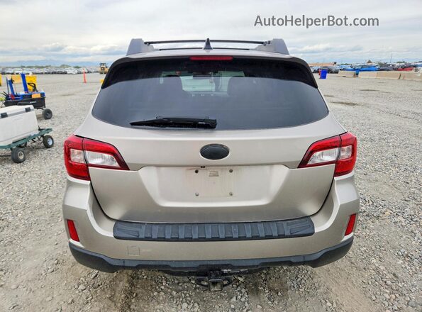 4S4BSBNC2G3246036 2016 SUBARU OUTBACK Кремовый Вид сзади