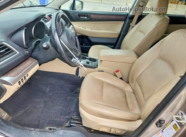 4S4BSBNC2G3246036 2016 SUBARU OUTBACK Кремовый Вид салона спереди