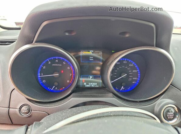 4S4BSBNC2G3246036 2016 SUBARU OUTBACK Кремовый Вид щитка приборов