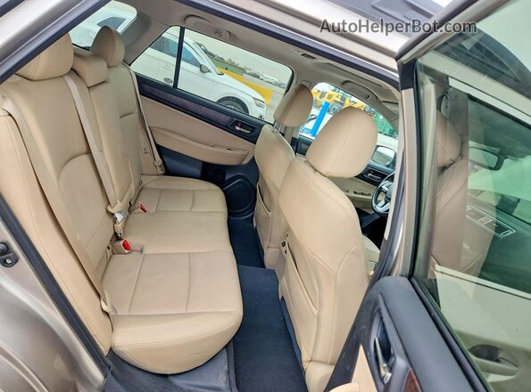 4S4BSBNC2G3246036 2016 SUBARU OUTBACK Кремовый Вид задних сидений