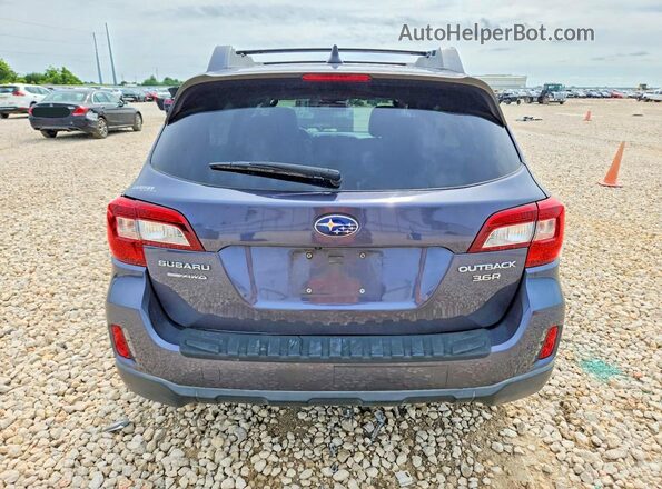 4S4BSEJC3G3245503 2016 SUBARU OUTBACK Blue Հետևի տեսք