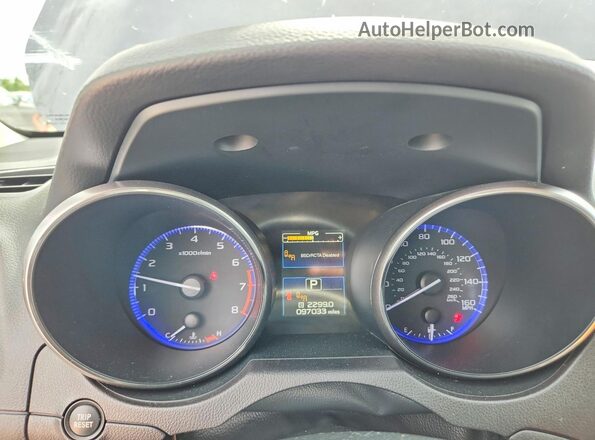 4S4BSEJC3G3245503 2016 SUBARU OUTBACK Blue Սարքավորումների վահանակի տեսք