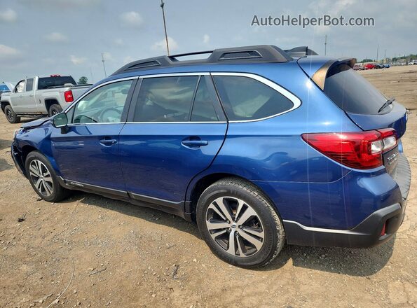 4S4BSENC0K3381459 2019 SUBARU OUTBACK Blue Задня ліва чверть