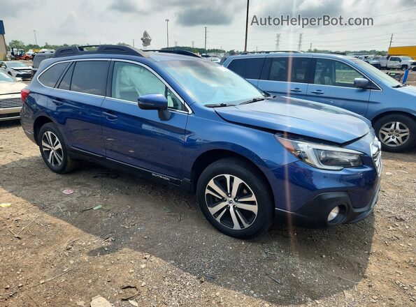 4S4BSENC0K3381459 2019 SUBARU OUTBACK Blue Передня права чверть
