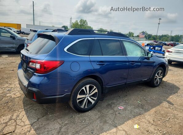 4S4BSENC0K3381459 2019 SUBARU OUTBACK Blue Задня права чверть