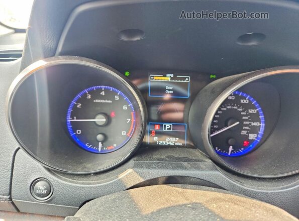 4S4BSENC0K3381459 2019 SUBARU OUTBACK Blue Вид щитка приладів