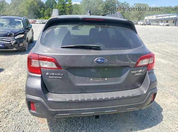 4S4BSENC1K3212485 2019 SUBARU OUTBACK Серый Вид сзади