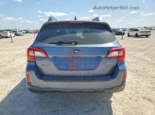 4S4BSENC3H3226395 2017 SUBARU OUTBACK Blue Հետևի տեսք