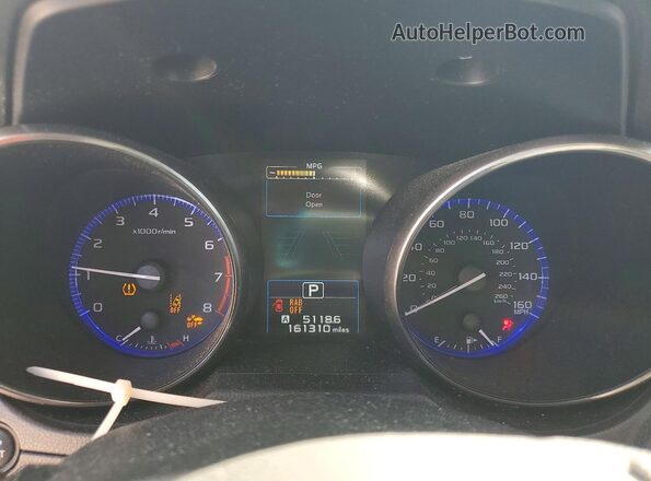 4S4BSENC3H3226395 2017 SUBARU OUTBACK Blue Սարքավորումների վահանակի տեսք