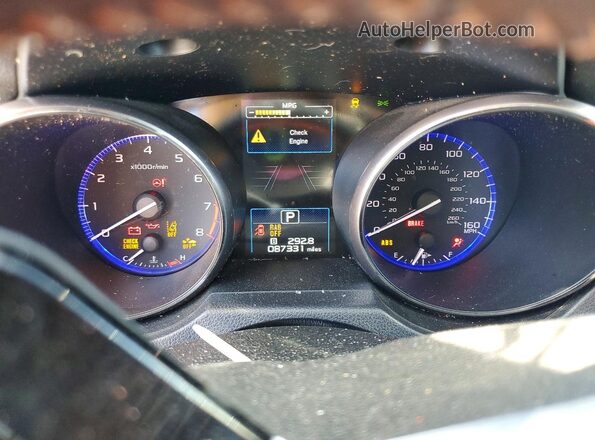 4S4BSENC3K3387966 2019 SUBARU OUTBACK White Instrument cluster view