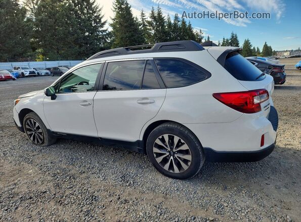 4S4BSENC6H3385752 2017 SUBARU OUTBACK White Rear left
