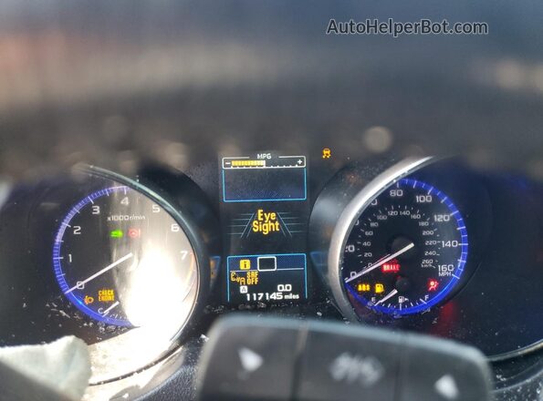 4S4BSENC6H3404008 2017 SUBARU OUTBACK White Instrument cluster view