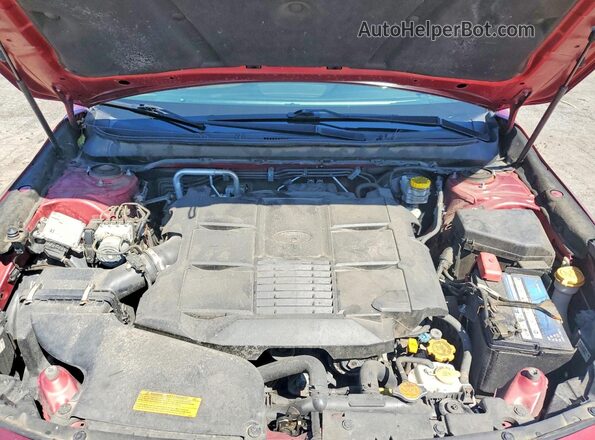 4S4BSENC9J3356722 2018 SUBARU OUTBACK Красный Вид подкапотного пространства