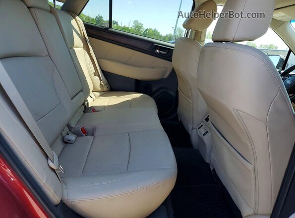 4S4BSENC9J3356722 2018 SUBARU OUTBACK Красный Вид задней части салона