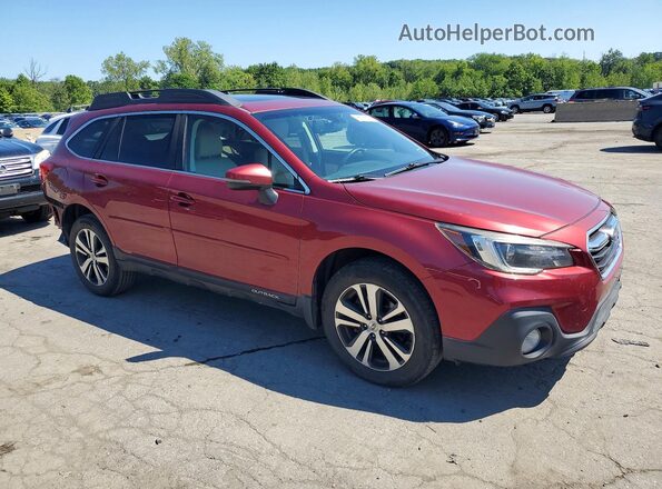 4S4BSENC9J3356722 2018 SUBARU OUTBACK Красный Передняя правая четверть