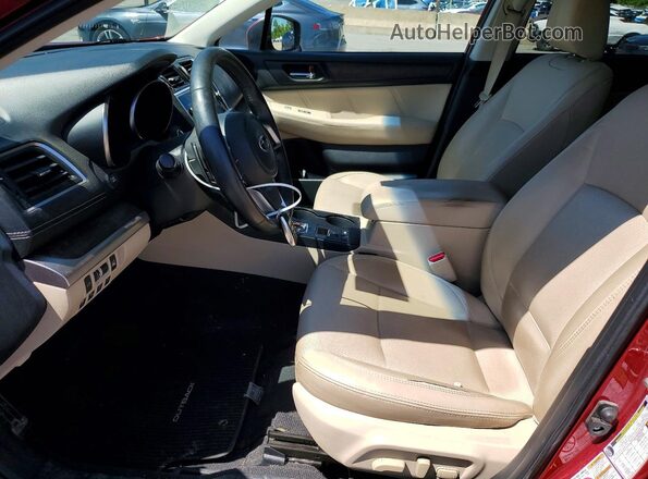 4S4BSENC9J3356722 2018 SUBARU OUTBACK Красный Вид салона спереди