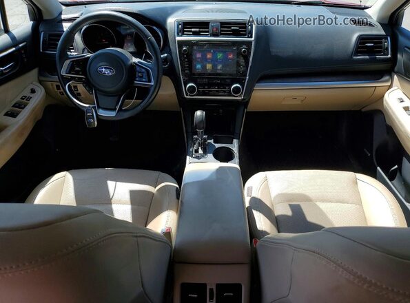 4S4BSENC9J3356722 2018 SUBARU OUTBACK Красный Вид панели приборов