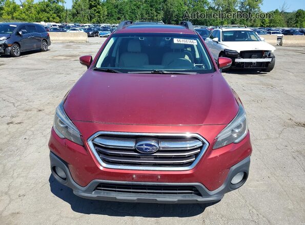 4S4BSENC9J3356722 2018 SUBARU OUTBACK Красный Вид спереди