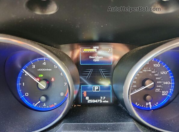 4S4BSENCXH3413052 2017 SUBARU OUTBACK Silver Սարքավորումների վահանակի տեսք
