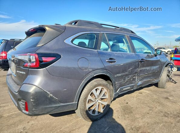 4S4BTAAC0L3234703 2020 SUBARU OUTBACK Серебряный Задняя правая четверть
